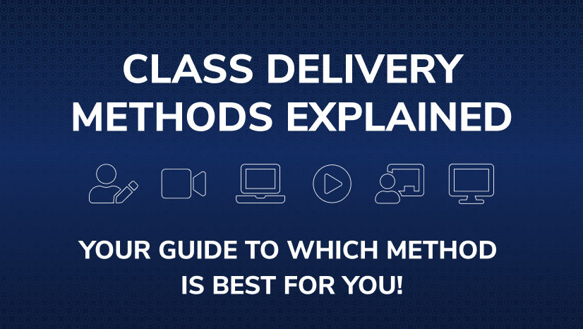 Promo - Learn More about Class Delivery Methods